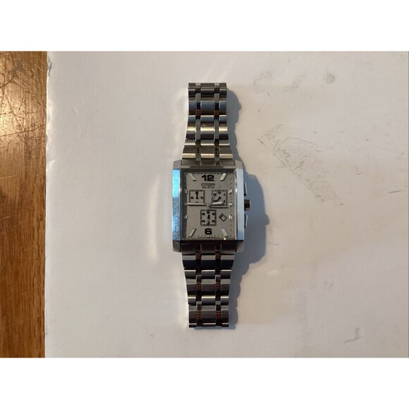 Citizen Silver and Black Men's Watch - ECO Drive (solar powered) - Picture 2 of 5